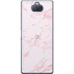Mobiele hoes voor Sony Xperia 10 Plus met Roze Hart ontwerp Mobiele hoes voor Sony Xperia 10 Plus met Roze Hart ontwerp