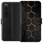 Portemonnee-hoesje voor Sony Xperia 1 III met Luxe Patroon ontwerp
