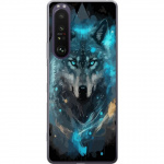 Mobiele hoes voor Sony Xperia 1 III met Wolf ontwerp