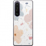 Mobiele hoes voor Sony Xperia 1 III met Bloemen ontwerp