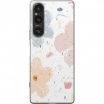 Mobiele hoes voor Sony Xperia 1 V met Bloemen ontwerp