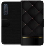 Portemonnee-hoesje voor Sony Xperia 5 II met Luxe lijn ontwerp