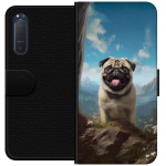 Portemonnee-hoesje voor Sony Xperia 5 II met Blije Hond ontwerp