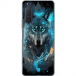 Mobiele hoes voor Sony Xperia 5 II met Wolf ontwerp