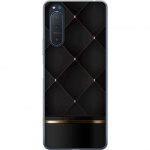 Mobiele hoes voor Sony Xperia 5 II met Luxe lijn ontwerp