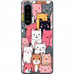 Mobiele hoes voor Sony Xperia 5 III met Kattenpatroon ontwerp