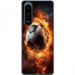 Mobiele hoes voor Sony Xperia 5 III met Voetbal ontwerp