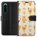 Portemonnee-hoesje voor Sony Xperia 5 IV met Glasachtig ontwerp Portemonnee-hoesje voor Sony Xperia 5 IV met Glasachtig ontwerp