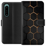 Portemonnee-hoesje voor Sony Xperia 5 IV met Luxe Patroon ontwerp Portemonnee-hoesje voor Sony Xperia 5 IV met Luxe Patroon ontwerp