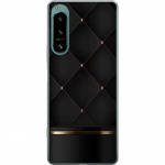 Mobiele hoes voor Sony Xperia 5 IV met Luxe lijn ontwerp Mobiele hoes voor Sony Xperia 5 IV met Luxe lijn ontwerp