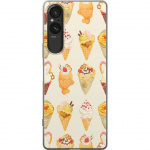 Mobiele hoes voor Sony Xperia 5 V met Glasachtig ontwerp