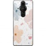 Mobiele hoes voor Sony Xperia Pro-I met Bloemen ontwerp
