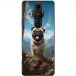 Mobiele hoes voor Sony Xperia Pro-I met Blije Hond ontwerp