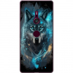 Mobiele hoes voor Sony Xperia XZ3 met Wolf ontwerp