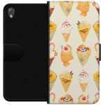 Portemonnee-hoesje voor Sony Xperia Z3 met Glasachtig ontwerp