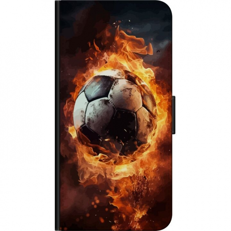 Portemonnee-hoesje voor Sony Xperia Z3 met Voetbal ontwerp