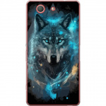 Mobiele hoes voor Sony Xperia Z3 Compact met Wolf ontwerp