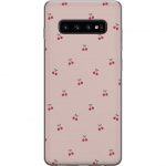 Mobiele hoes voor Samsung Galaxy S10 met Kersen ontwerp