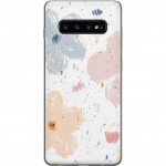 Mobiele hoes voor Samsung Galaxy S10 met Bloemen ontwerp