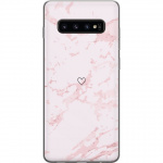 Mobiele hoes voor Samsung Galaxy S10 met Roze Hart ontwerp
