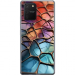 Mobiele hoes voor Samsung Galaxy S10 Lite met Metallic patroon ontwerp