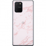 Mobiele hoes voor Samsung Galaxy S10 Lite met Roze Hart ontwerp