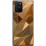 Mobiele hoes voor Samsung Galaxy S10 Lite met 3D Goud ontwerp