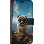 Portemonnee-hoesje voor Samsung Galaxy S20+ met Blije Hond ontwerp