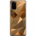 Mobiele hoes voor Samsung Galaxy S20+ met 3D Goud ontwerp