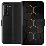 Portemonnee-hoesje voor Samsung Galaxy S21+ 5G met Luxe Patroon ontwerp