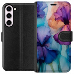 Portemonnee-hoesje voor Samsung Galaxy S23+ met Magische bloemen ontwerp