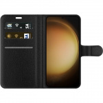 Portemonnee-hoesje voor Samsung Galaxy S23+ met Priesterkragen ontwerp Portemonnee-hoesje voor Samsung Galaxy S23+ met Priesterkragen ontwerp