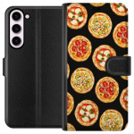 Portemonnee-hoesje voor Samsung Galaxy S23+ met Pizza ontwerp