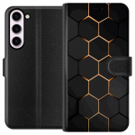 Portemonnee-hoesje voor Samsung Galaxy S23+ met Luxe Patroon ontwerp Portemonnee-hoesje voor Samsung Galaxy S23+ met Luxe Patroon ontwerp