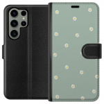 Portemonnee-hoesje voor Samsung Galaxy S23 Ultra met Priesterkragen ontwerp