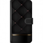 Portemonnee-hoesje voor Samsung Galaxy S23 Ultra met Luxe lijn ontwerp Portemonnee-hoesje voor Samsung Galaxy S23 Ultra met Luxe lijn ontwerp