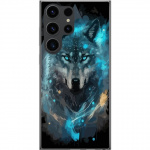 Mobiele hoes voor Samsung Galaxy S24 Ultra met Wolf ontwerp