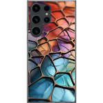 Mobiele hoes voor Samsung Galaxy S24 Ultra met Metallic patroon ontwerp