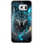 Mobiele hoes voor Samsung Galaxy S6 edge met Wolf ontwerp