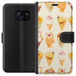 Portemonnee-hoesje voor Samsung Galaxy S7 met Glasachtig ontwerp