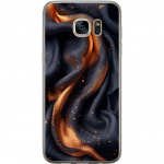 Mobiele hoes voor Samsung Galaxy S7 edge met Vurig zijde ontwerp