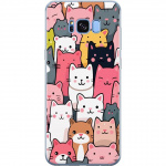Mobiele hoes voor Samsung Galaxy S8 met Kattenpatroon ontwerp