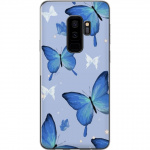 Mobiele hoes voor Samsung Galaxy S9+ met Blauwe vlinders ontwerp