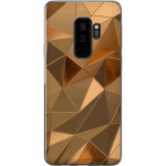 Mobiele hoes voor Samsung Galaxy S9+ met 3D Goud ontwerp