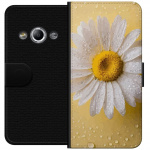 Portemonnee-hoesje voor Samsung Galaxy Xcover 3 met Porseleinbloem ontwerp