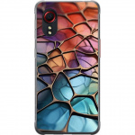 Mobiele hoes voor Samsung Galaxy Xcover 5 met Metallic patroon ontwerp