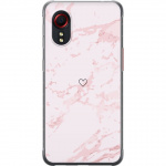 Mobiele hoes voor Samsung Galaxy Xcover 5 met Roze Hart ontwerp Mobiele hoes voor Samsung Galaxy Xcover 5 met Roze Hart ontwerp