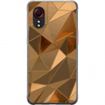 Mobiele hoes voor Samsung Galaxy Xcover 5 met 3D Goud ontwerp
