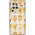 Mobiele hoes voor vivo X80 Pro met Glasachtig ontwerp