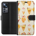 Portemonnee-hoesje voor Xiaomi 12T met Glasachtig ontwerp Portemonnee-hoesje voor Xiaomi 12T met Glasachtig ontwerp